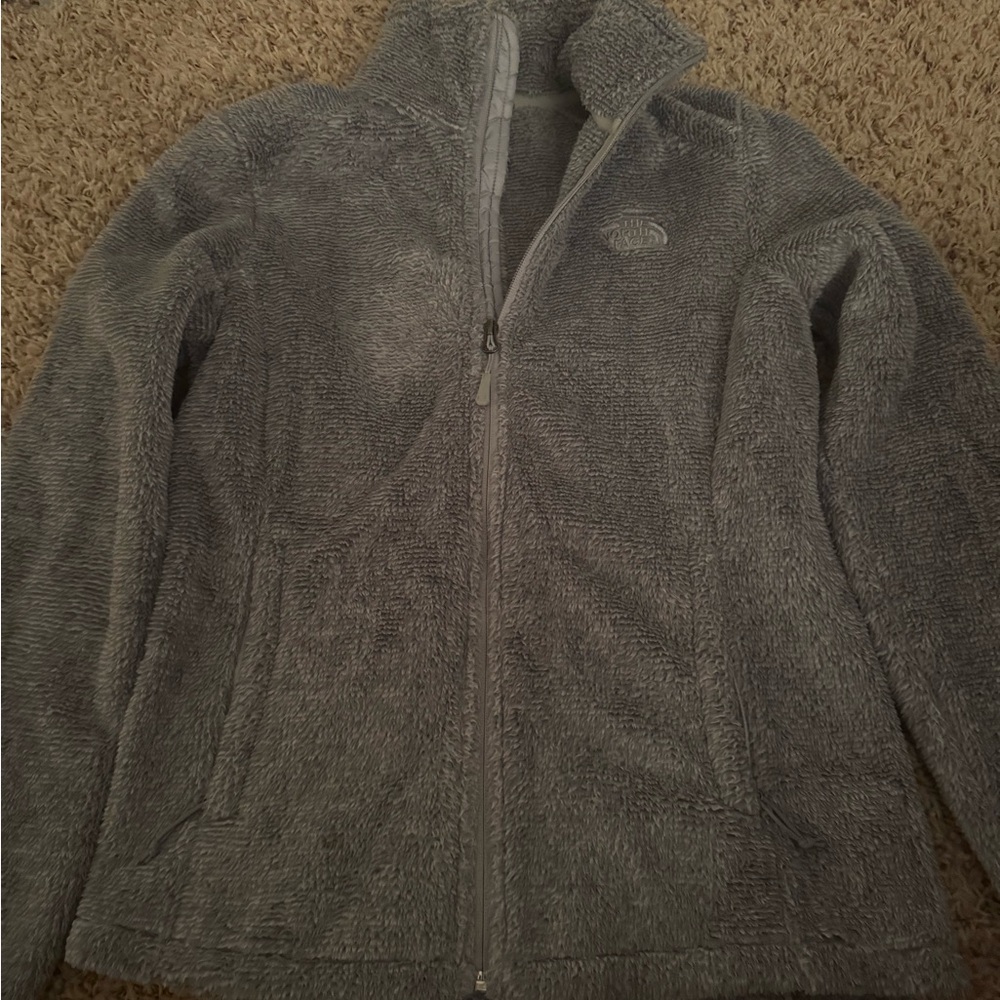 The North Face Soft Gray Fleece Jacket